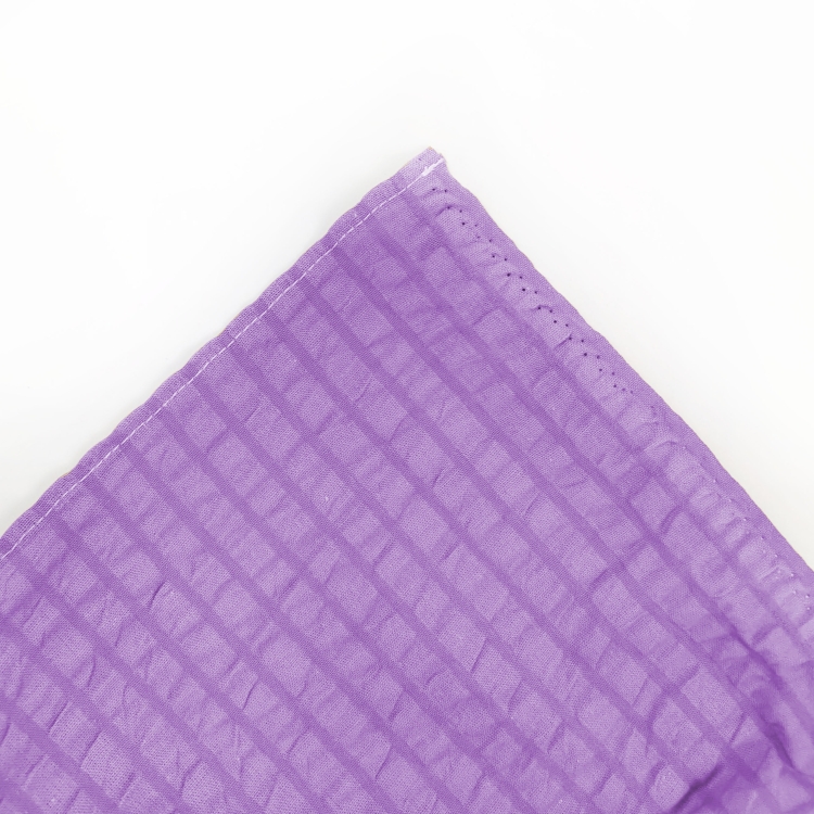 Prześcieradło bawełniane KORA - kolor Lila 10, róg prześcieradła